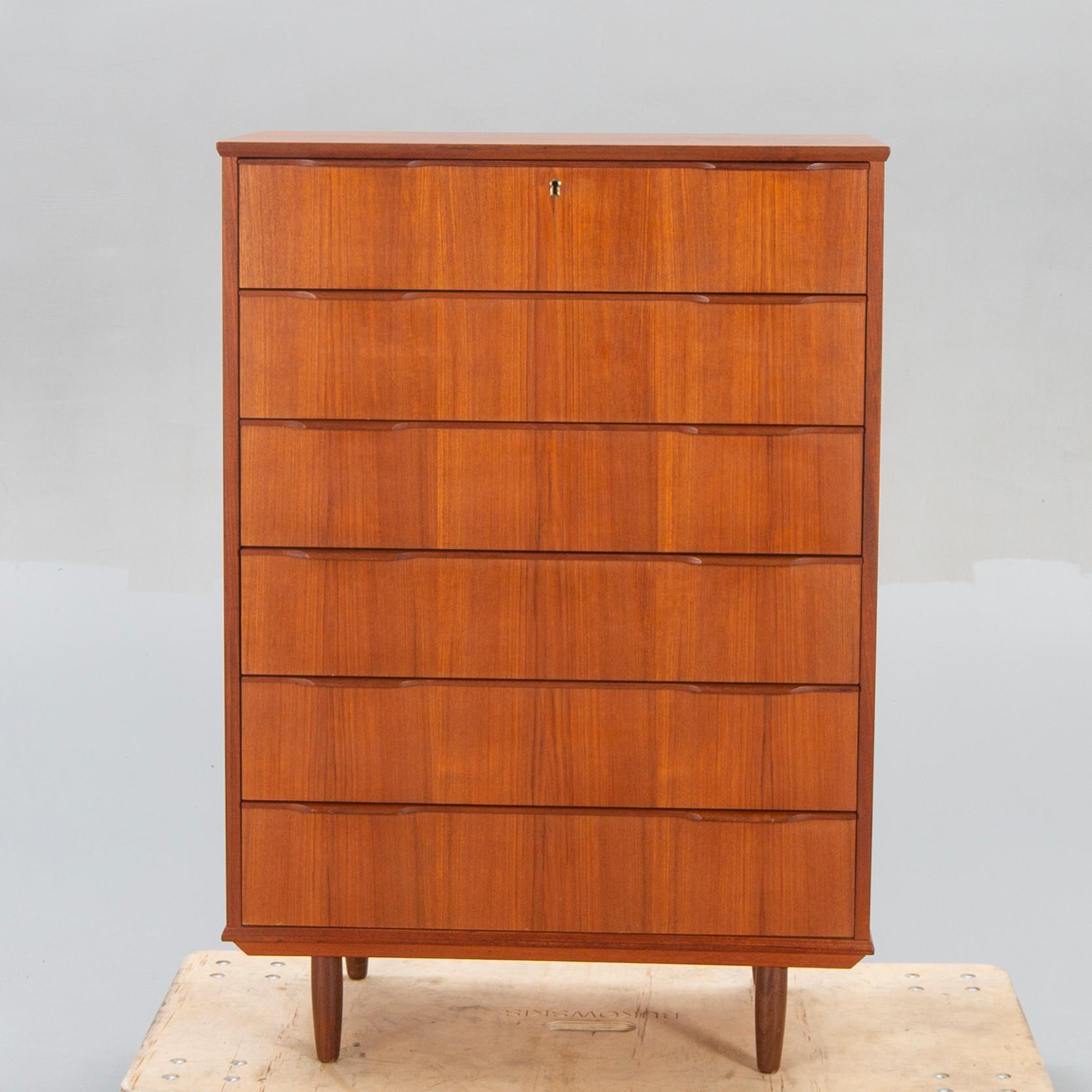 A 1960s Danish teak bureau from Ejsing.