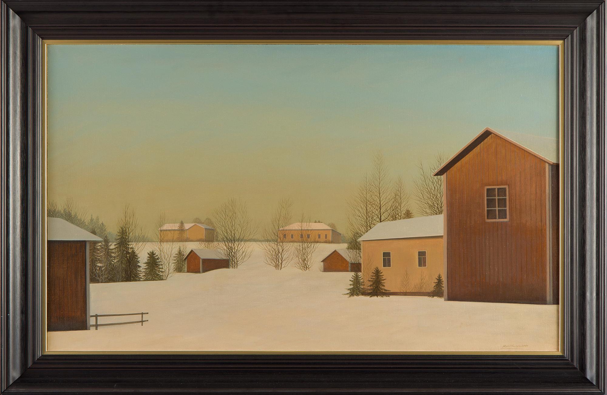 Risto Vilhunen, Winter Landscape.