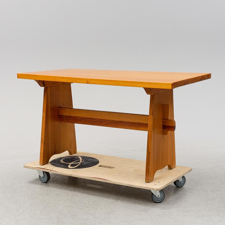 Göran Malmvall, a pine table, mid 20th century.