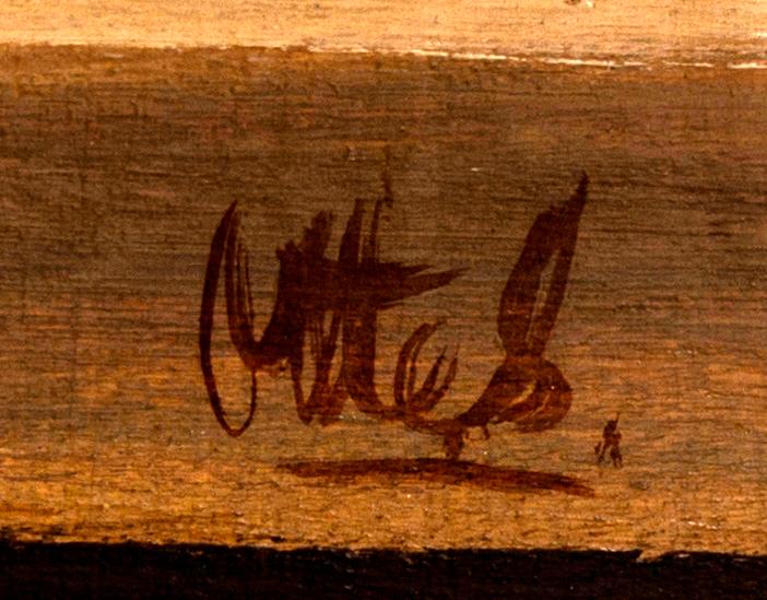 OTTE SKÖLD, oil on panel, signed Otte S.