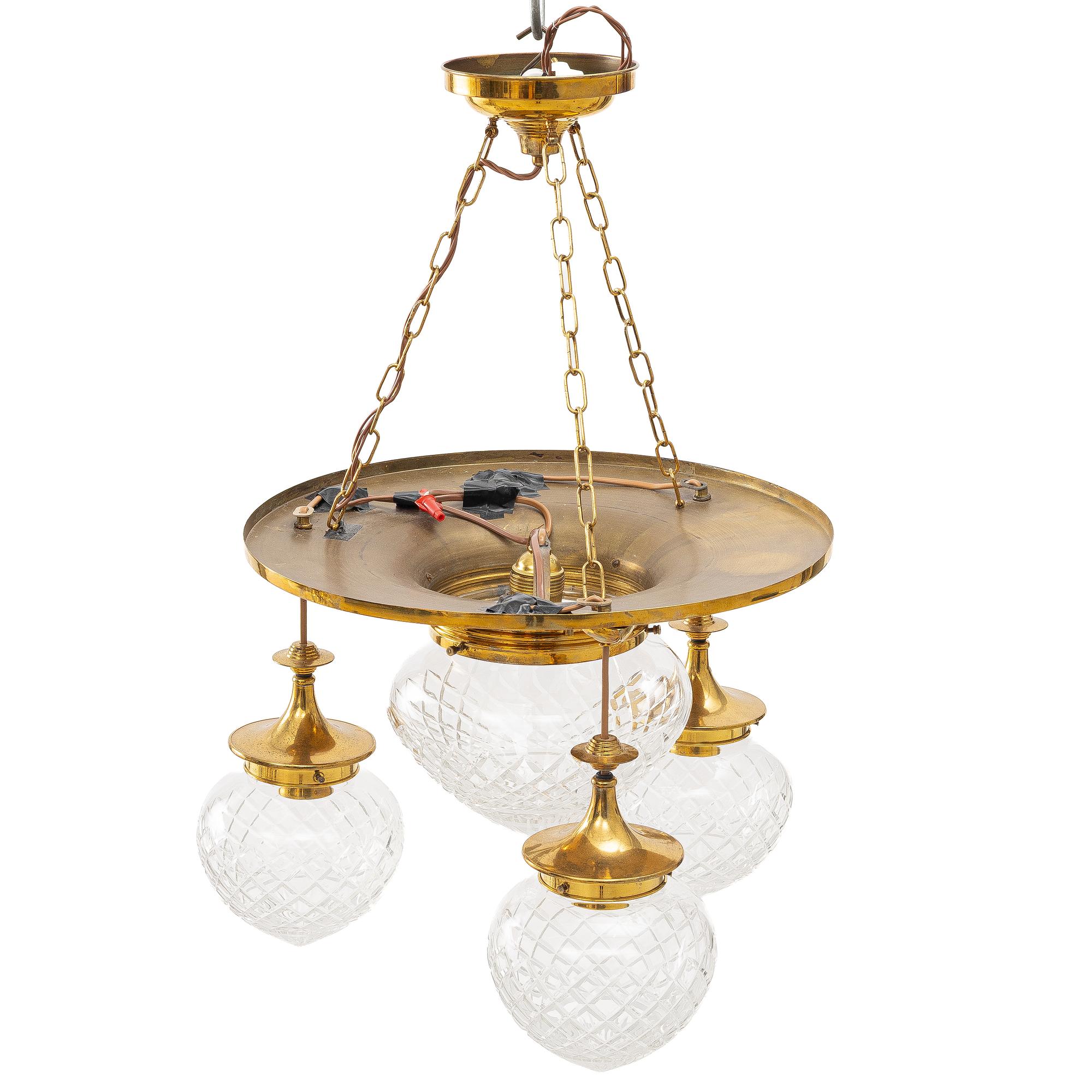 Ceiling lamp, first half of the 20th century.