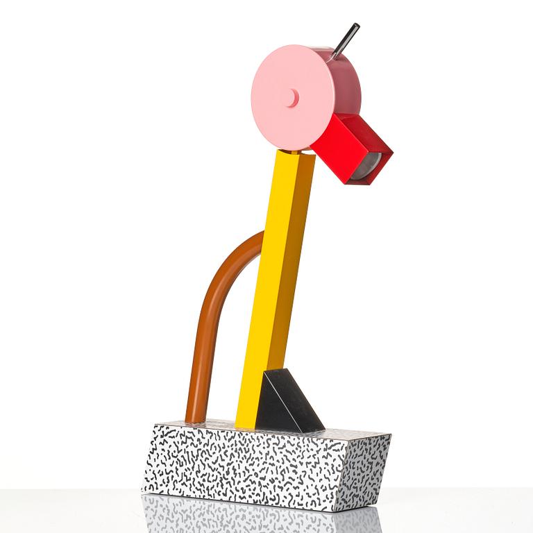 Ettore Sottsass, "Tahiti", bordslampa, Memphis, Milano, efter 1981.