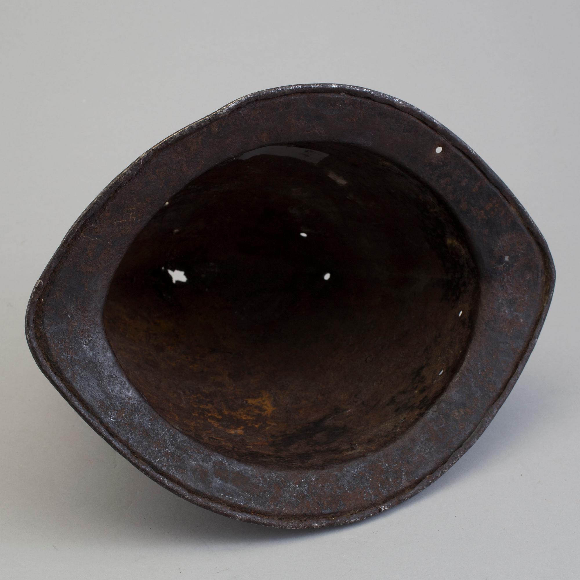 A 16th century cabasset helmet.