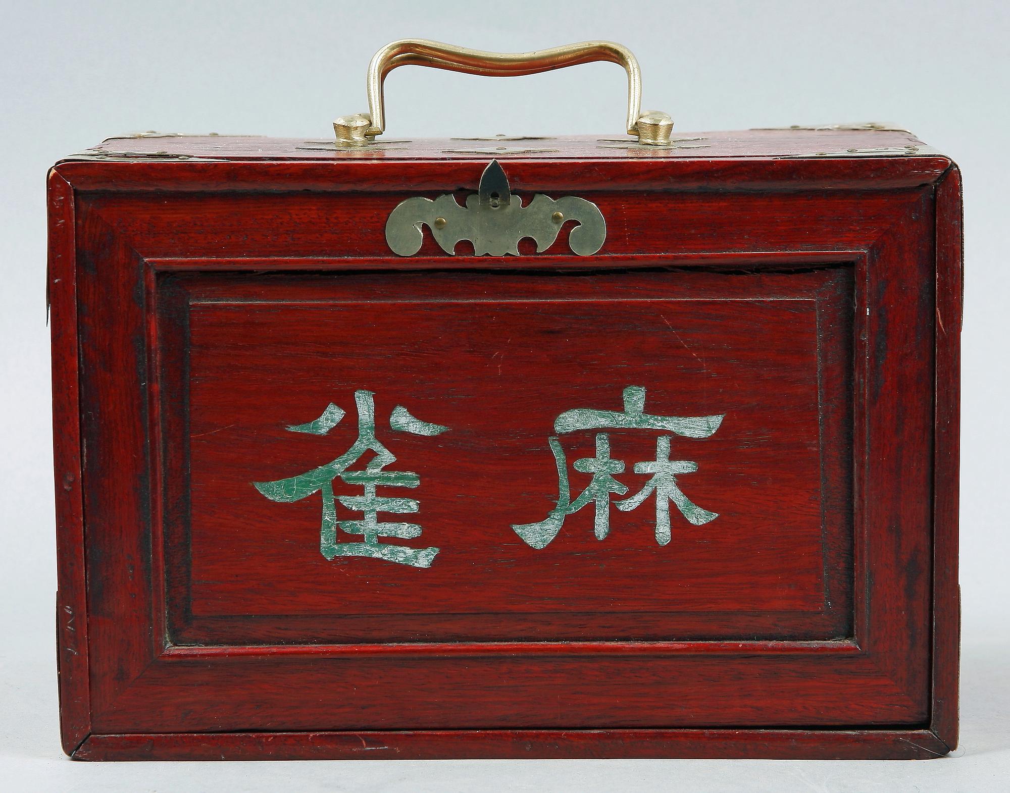 MAH-JONGSPEL, Kina, 1900-talets första hälft.