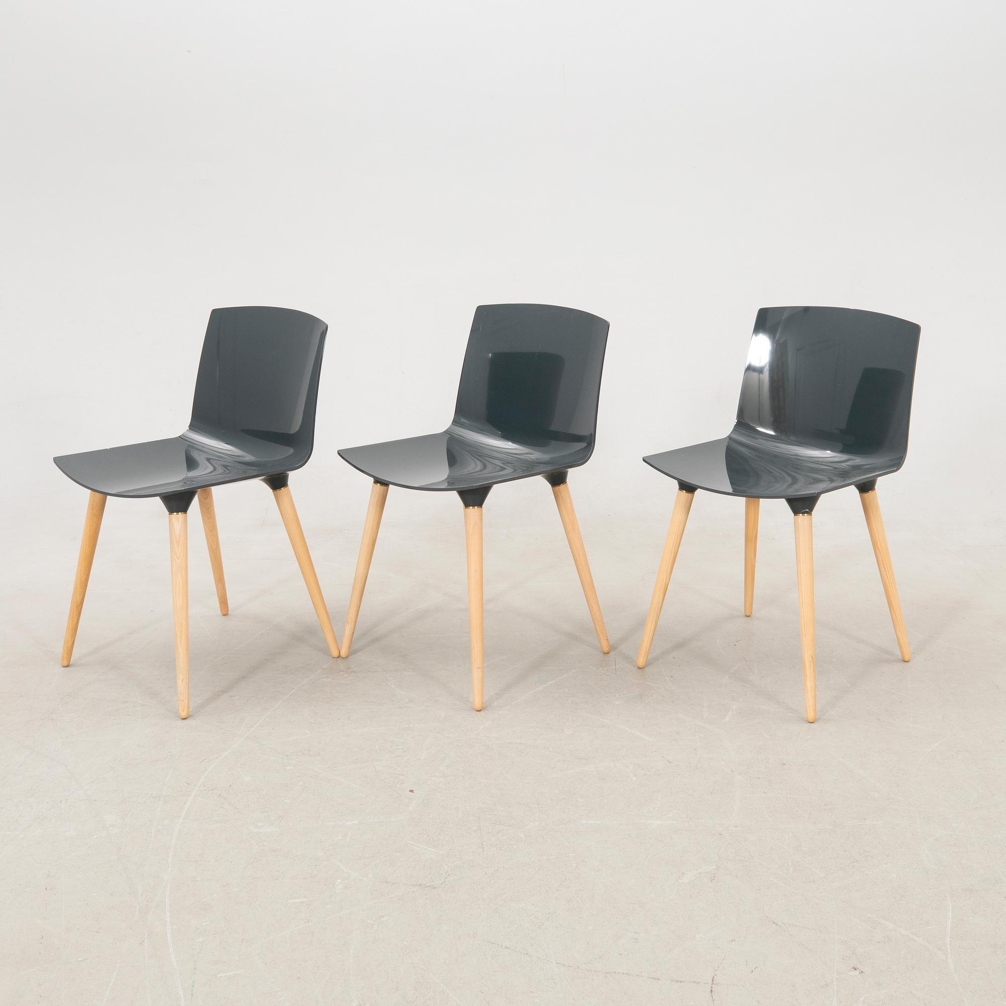 Stolar 6 st  "TAC", design av byKATO för Bröderna Andersen Möbelsnickeri Danmark samtida.
