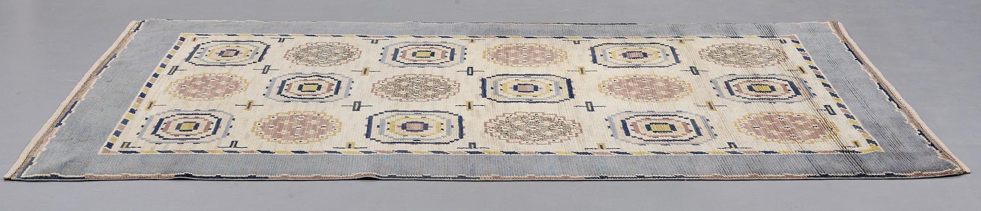 Märta Måås-Fjetterström, MATTA, "Blåringen", flossa, ca 251 x 150-157 cm, signerad AB MMF.
