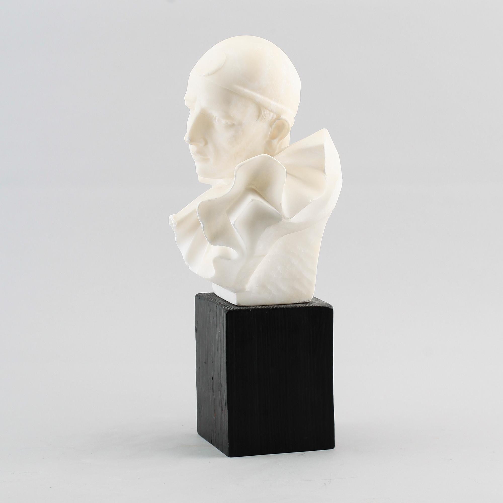 SKULPTUR, alabaster, 1900-talets första hälft.