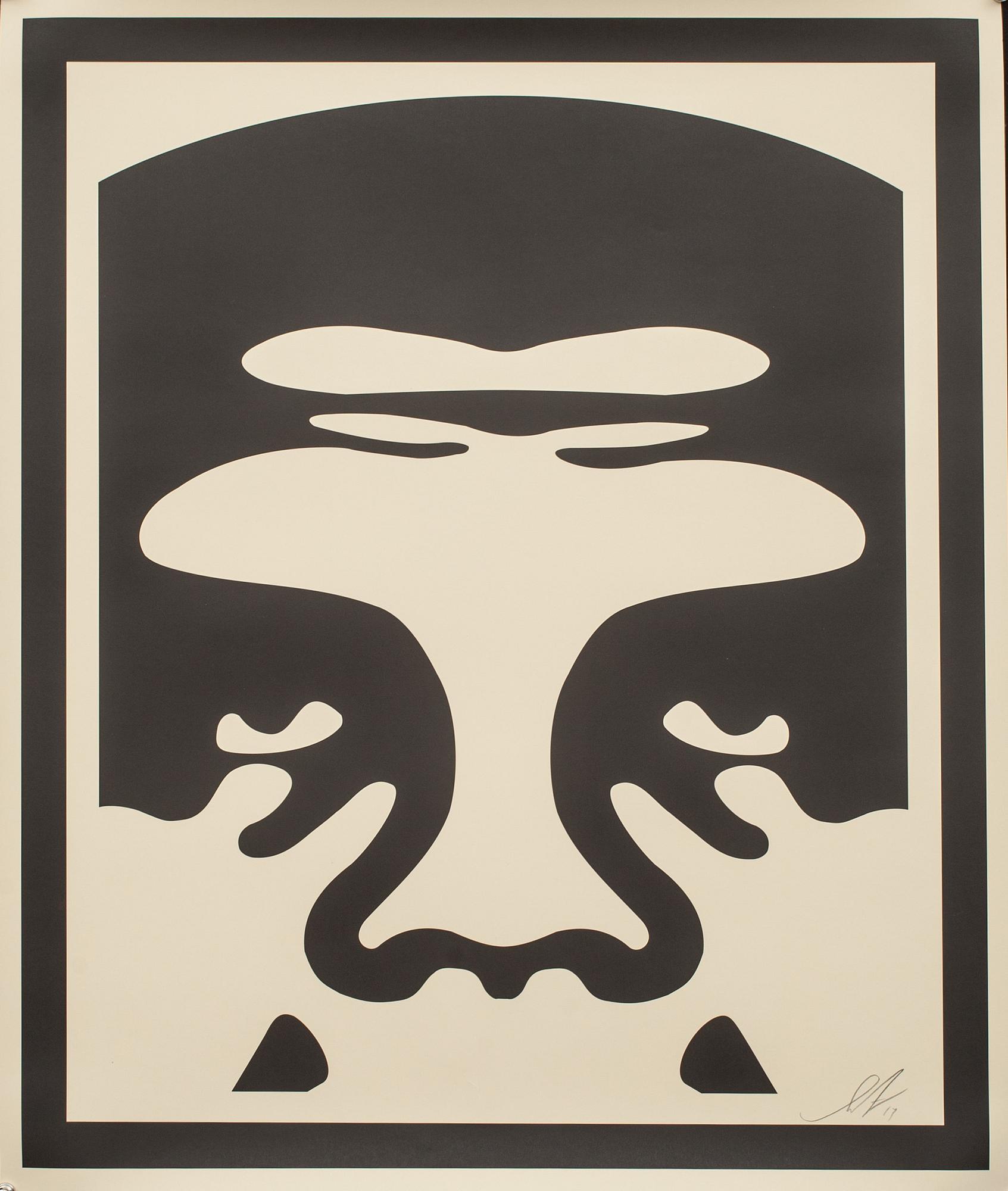 SHEPARD FAIREY, 2 st, grafiska blad, signerade och daterade- 14.