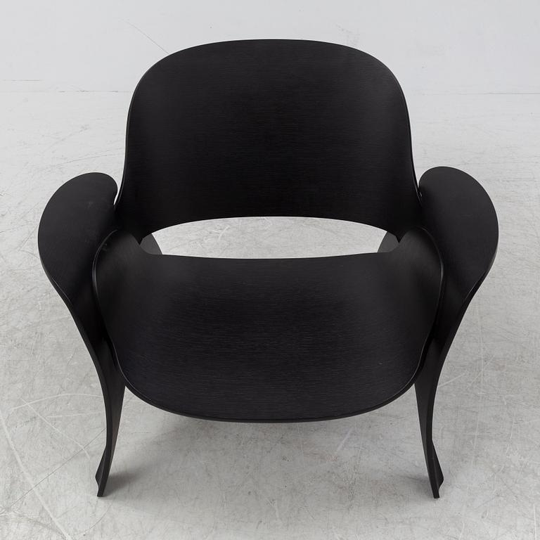 Chris Martin, a stained oak 'Rose chair', Massproductions.