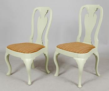 BORD SAMT STOLAR, 2 st, rokoko, 1700-tal.