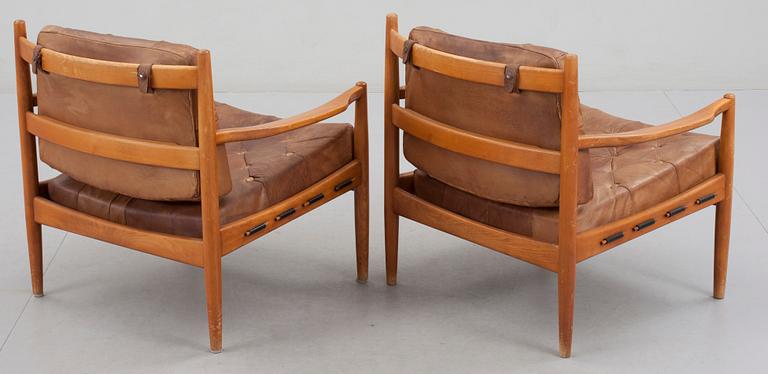 FÅTÖLJER, ett par, Ingmar Thillmark, OPE möbler, 1950/60-tal.