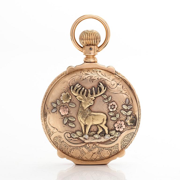 Rockford, pocket watch, hunter, 53.5 mm.