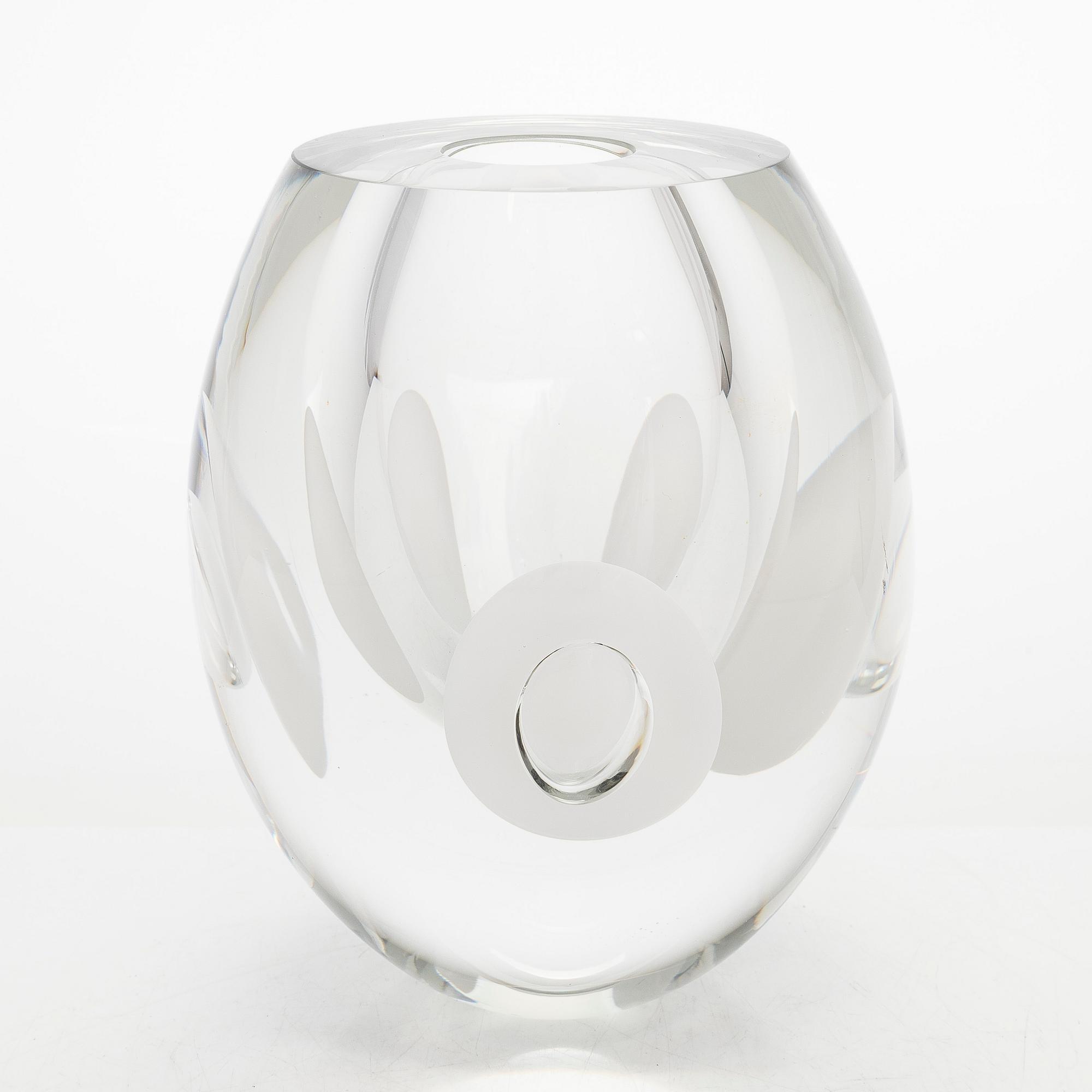 Timo Sarpaneva, a 'Claritas' glass sculpture signed Timo Sarpaneva Iittala 1984 C342.