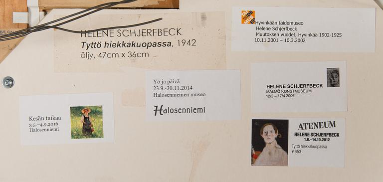 Helene Schjerfbeck, Flicka i sandgrop.