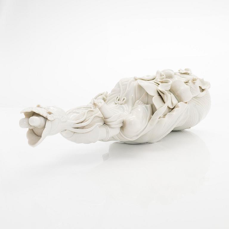 Figurin, blanc de Chine. Kina, 1900-tal.
