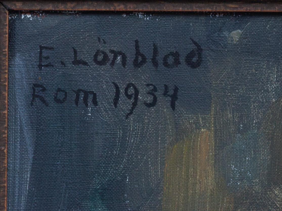EMILIA LÖNBLAD, olja på duk, signerad och daterad -34.
