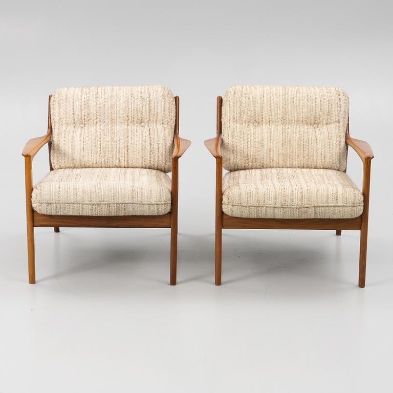 Folke Ohlsson, fåtöljer, ett par, "USA 75", Dux.