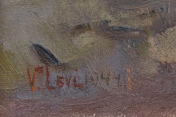 Vasili Levi, Spring Winter Landscape.