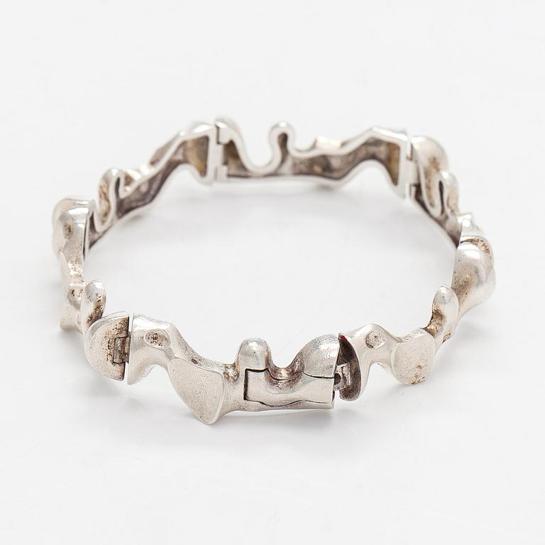 Björn Weckström, armband, "Cetus", sterlingsilver. Lapponia 1979.