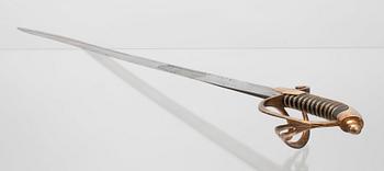 A ST. ANNE'S NAVAL SWORD.