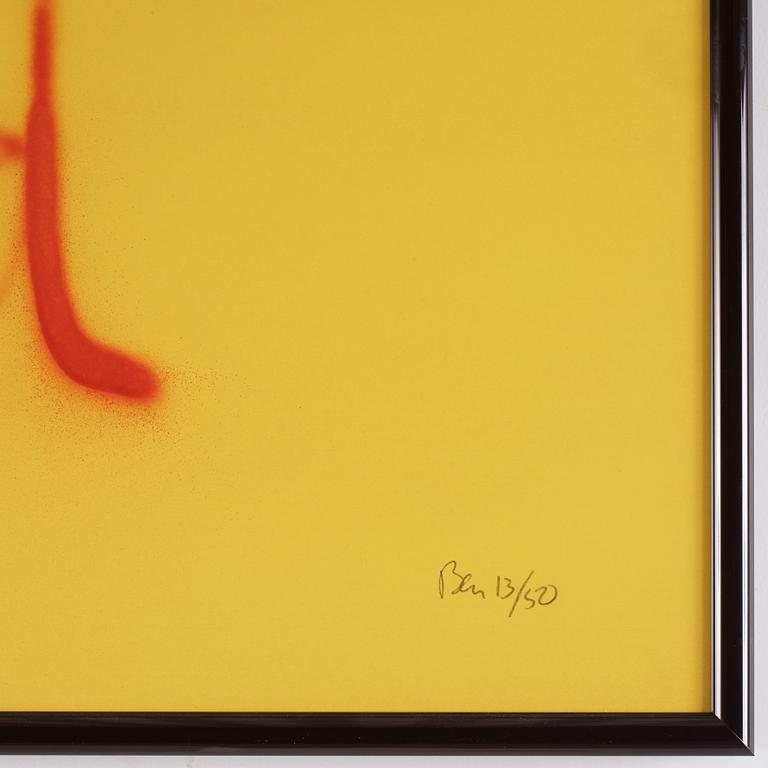 Ben Vautier, "I am sad".