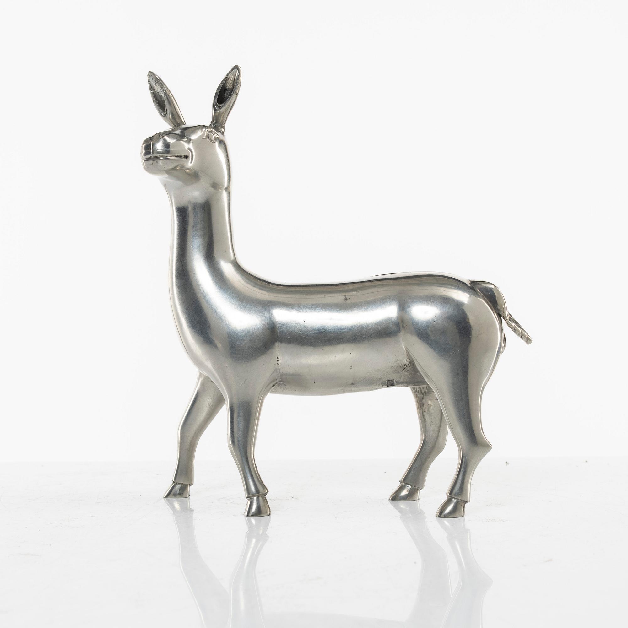 Estrid Ericson, a pewter sculpture of a "Chinese hind", Svenskt Tenn, Stockholm 1993.