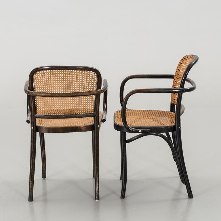 A PAIR OF BENTWOOD CHAIRS, SECOND HALF OF 20TH CENTURY,