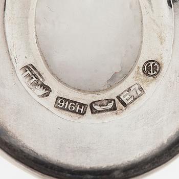 Torbjörn Tillander, a silver necklace for Kalevala Koru, 1958.