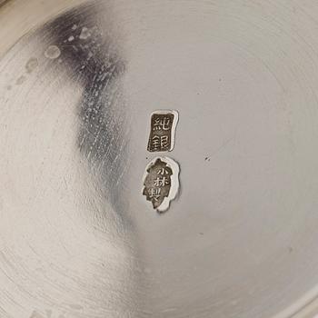 Vas, sterlinghopea jungin-leimalla, Japani todennäköisesti Taishō-kaudelta.