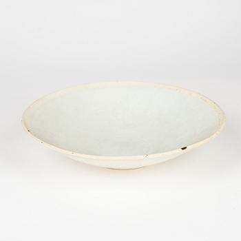 A qingbai dish, Song dynasty (960-1279).