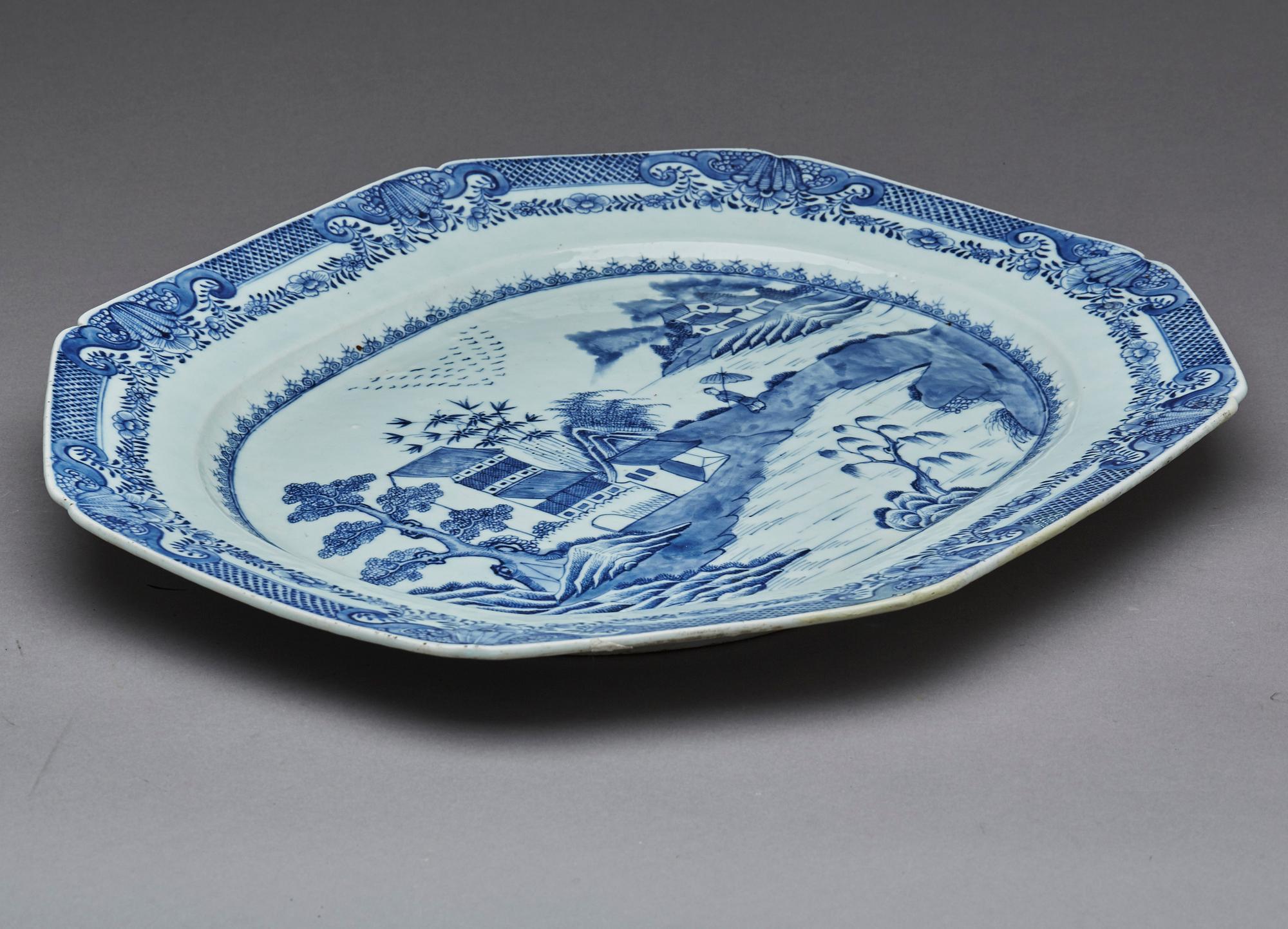 FAT, porslin, Kina, omkring 1800.