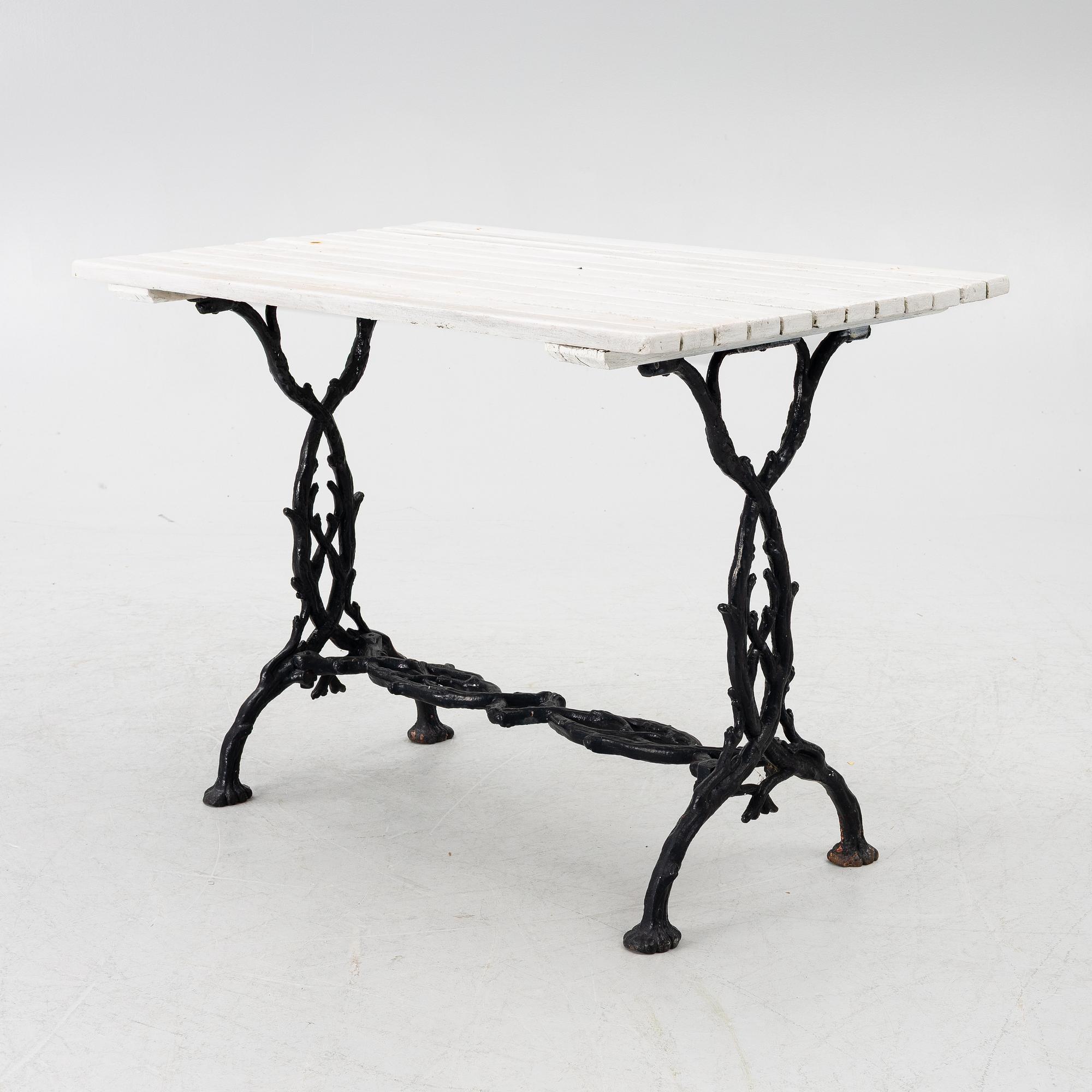 Garden table, early 20th century.