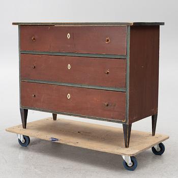 19th century Folk art chest of drawers.