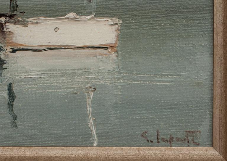 GEORGES LAPORTE, oljemålning på duk, signerad.