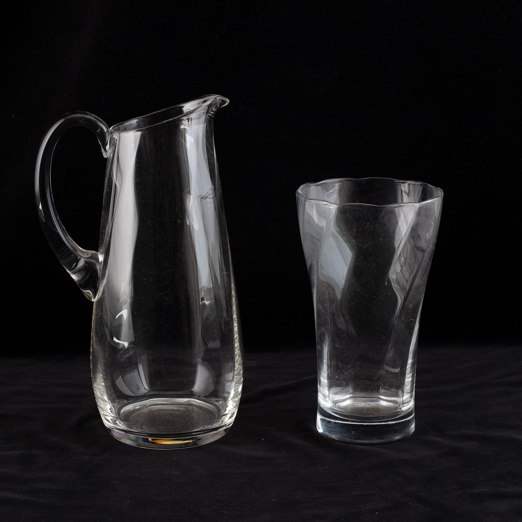 Glasservis, 94 delar. Märkt Christineholm, Bohemian Chrystal.