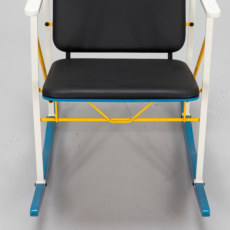Yrjö Kukkapuro, a 1980's 'A509' rocking chair for Avarte.