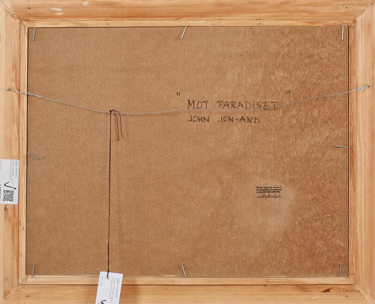 JOHN JON-AND, olja på papppannå, stämpelsignerad.