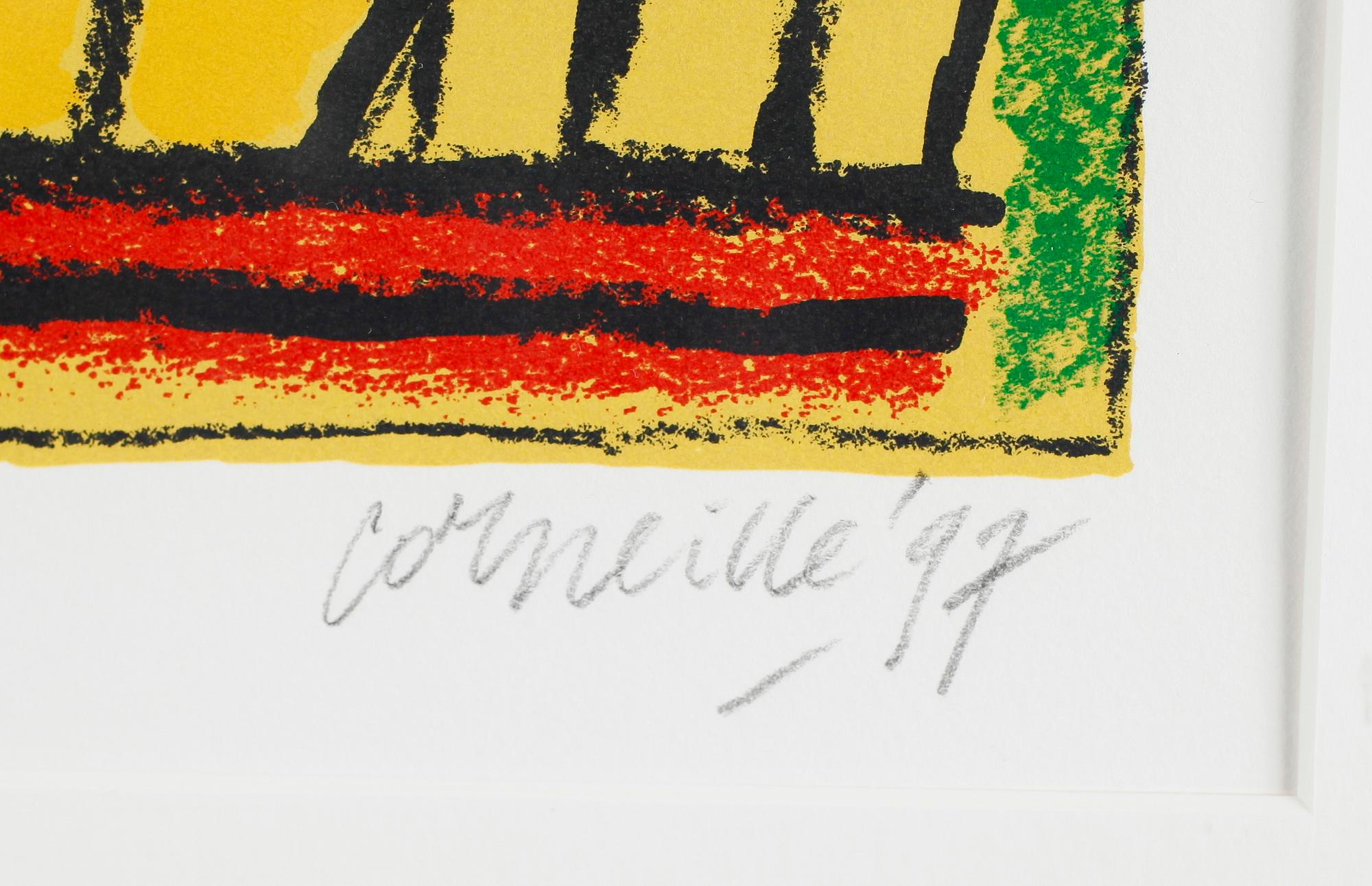 BEVERLOO CORNEILLE, färglitografi, signerad och daterad '97, numrerad XXIII/XXX.