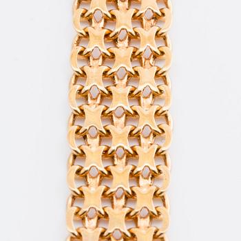 BRACELET 18K, 19,8 g, Bröderna Hedéns Guldsmeds AB, Stockholm 1966.