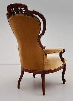 FÅTÖLJ, 1800-talets andra hälft.