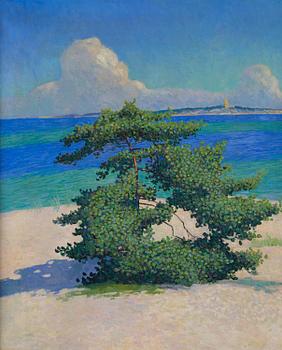 Artur Bianchini, "Tallen och hafvet" (Utsikt mot Korsö från Sandhamn).