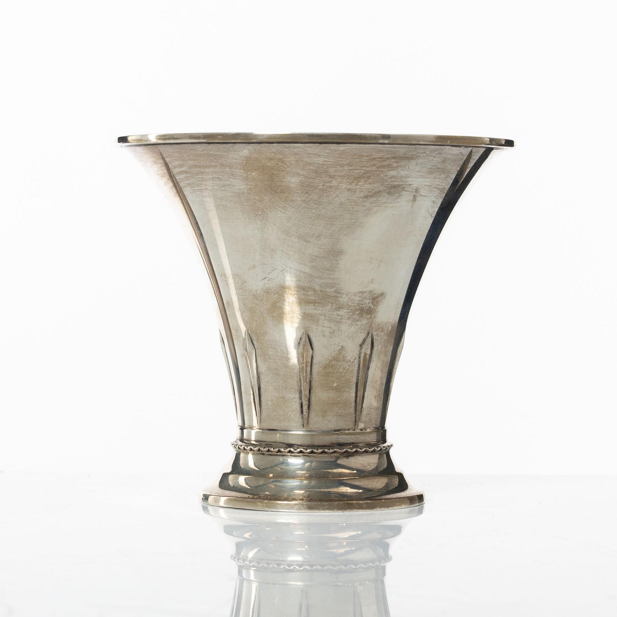 CG Hallberg, bägare, silver, Stockholm 1930.