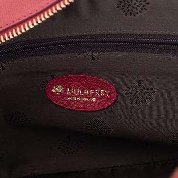Mulberry, a red leather bag.