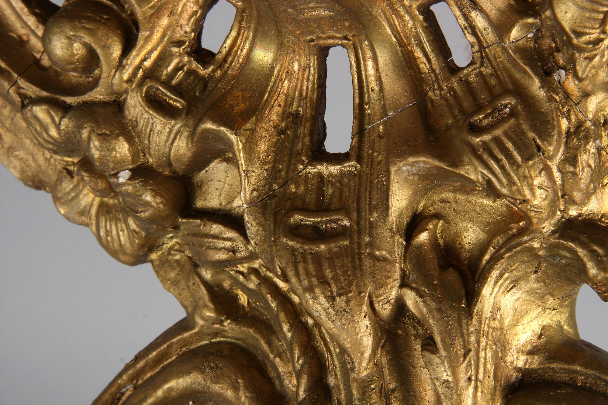 KONSOLHYLLA, rokokostil, 1800-tal.