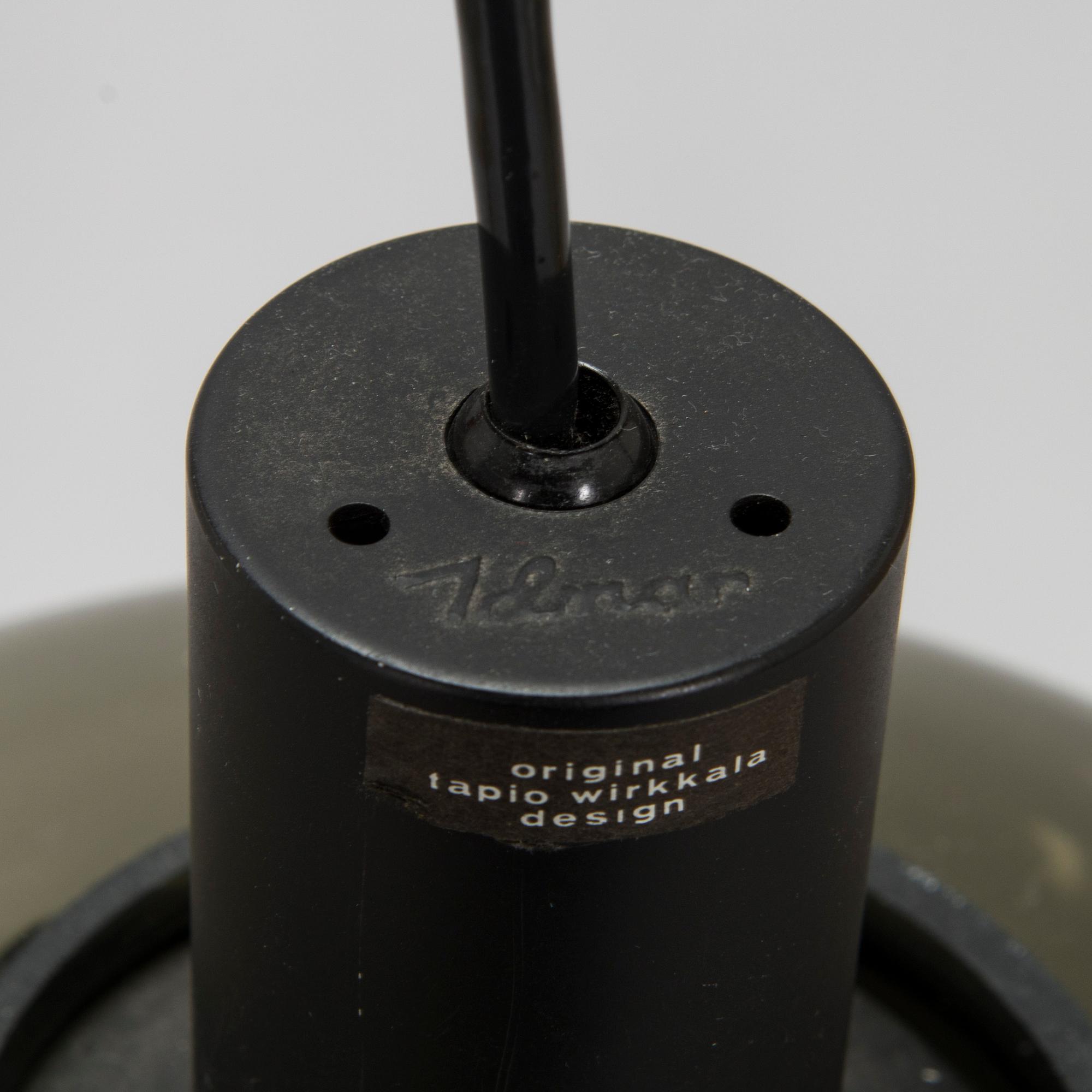 Tapio Wirkkala, taklampa, modell K2-149, Idman Oy, 1960-tal.