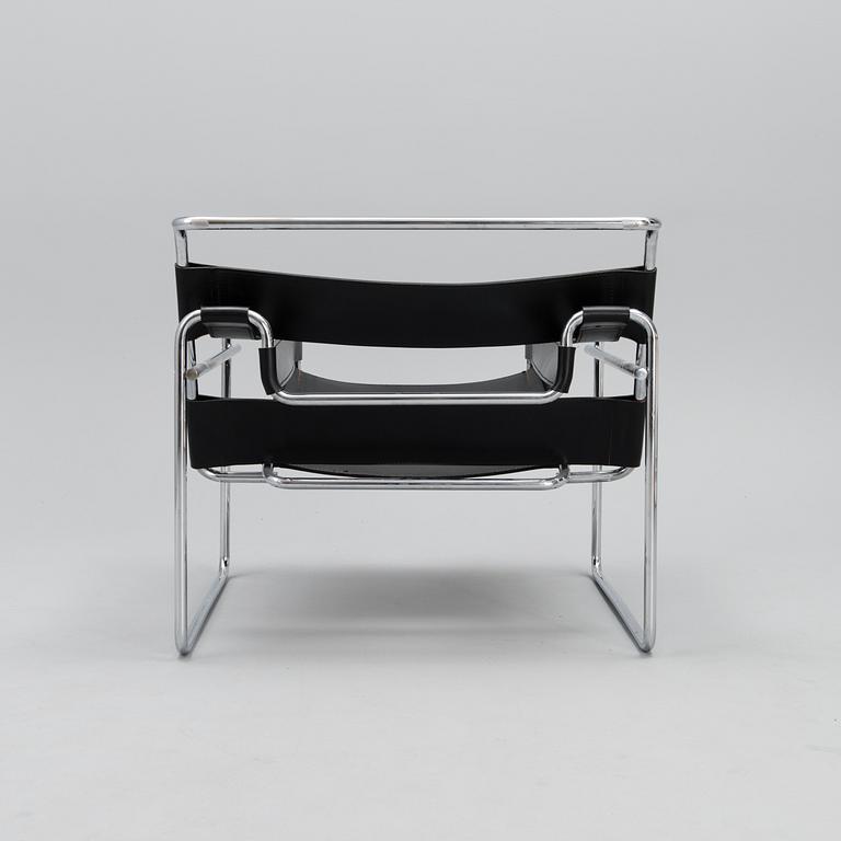 MARCEL BREUER, nojatuoli, "Wassily", 1970-luku.