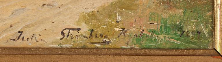 JULIA STRÖMBERG, olja på duk, signerad och otydligt daterad.