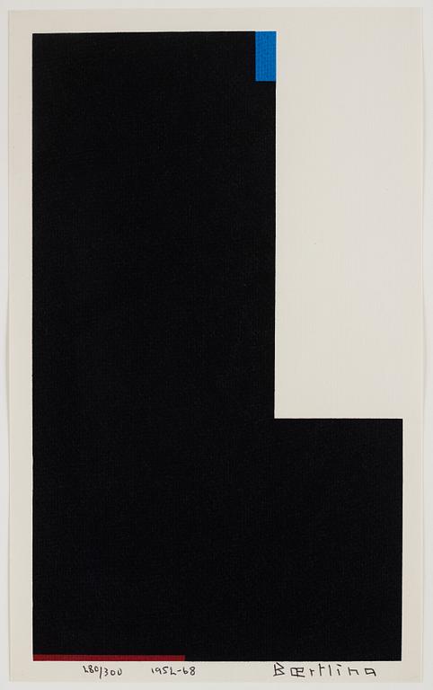 Olle Baertling, färgserigrafi, signerad 280/300.