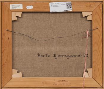 BENTE BJERREGAARD, olja på duk, signerad.