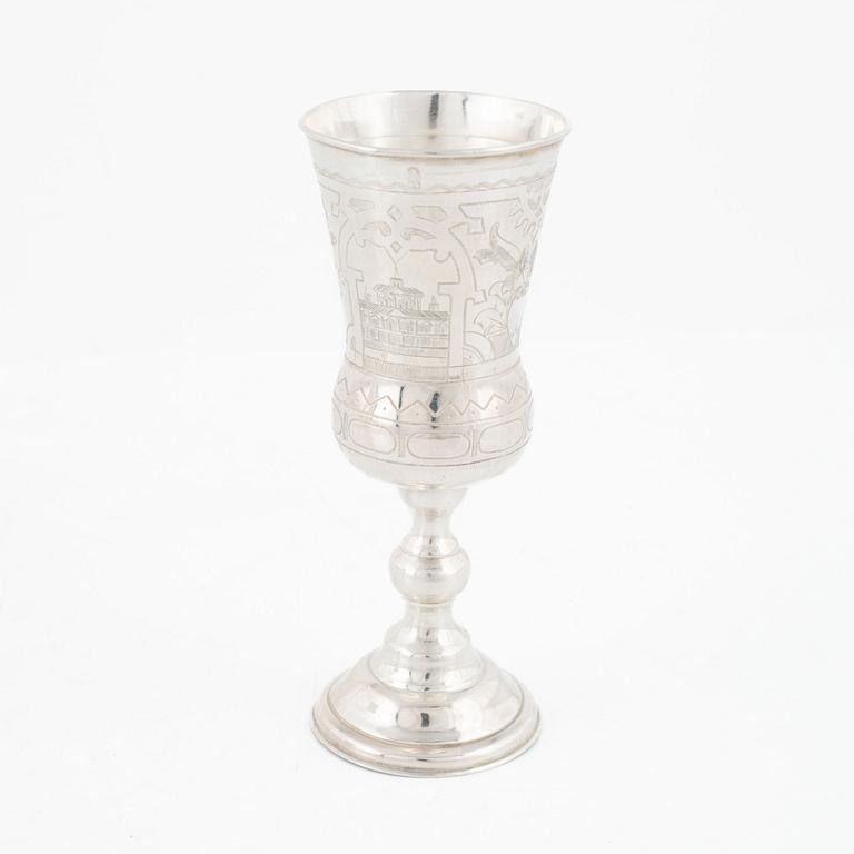 Champagnekalk, silver, Moskva 1881.